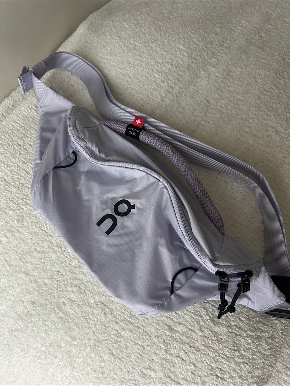 On Running Lavender Crossbody Waist Pack Lite
